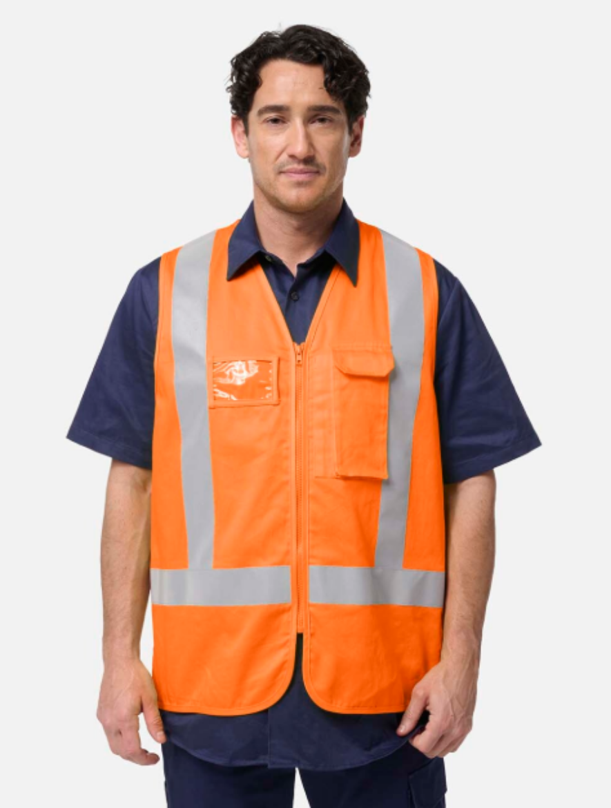 Picture of Originals Hi Vis X Back Cotton Drill Vest